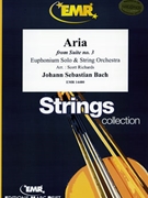 Aria by Bach Johann Sebastian - Scott Richards - for Euphonium and String Orchestra (Euphonium and String Orchestra)