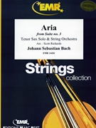 Aria by Bach Johann Sebastian - Scott Richards - for Tenor Saxophone and String Orchestra (Tenor Saxophone and String Orchestra)