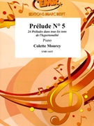 Prelude # 5 by Mourey Colette for Piano Solo (Piano Solo)