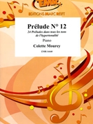 Prelude # 12 by Mourey Colette for Piano Solo (Piano Solo)