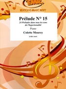 Prelude # 15 by Mourey Colette for Piano Solo (Piano Solo)