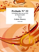 Prelude # 22 by Mourey Colette for Piano Solo (Piano Solo)