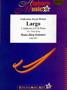 Largo by Sommer Hans-Jurg - Peter King - for 2 Alphorns and Piano (2 Alphorns and Piano (2 Alphorns in F / Fa))