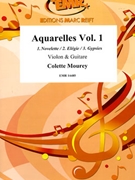 Aquarelles Vol. 1 by Mourey Colette for Violin and Guitar (Violin and Guitar)