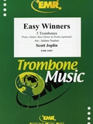 Easy Winners by Joplin Scott - Naulais Jerome - for 3 Trombones (3 Trombones (Piano Guitar Bass Guitar and Drums optional))