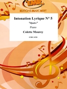 Intonation Lyrique # 5 by Mourey Colette for Piano Solo (Piano Solo)