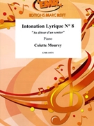 Intonation Lyrique # 8 by Mourey Colette for Piano Solo (Piano Solo)