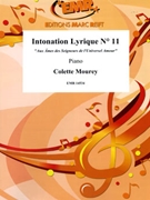 Intonation Lyrique # 11 by Mourey Colette for Piano Solo (Piano Solo)