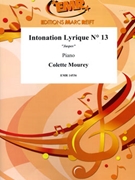 Intonation Lyrique # 13 by Mourey Colette for Piano Solo (Piano Solo)
