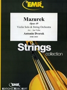 Mazurek by Dvorak Antonin - Valta Jan - for Violin and String Orchestra (Violin and String Orchestra)