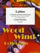 Latino by Montana Carlos - Naulais Jerome - for 4 Clarinets and Piano (4 Clarinets and Piano)