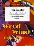 Tom Dooley by Naulais Jerome for 4 Clarinets (4 Clarinets (Piano Guitar Bass Drums optional))