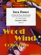 Inca Dance by Tailor Norman - Naulais Jerome - for 4 Flutes and Piano (4 Flutes and Piano (Keyboard) (Guitar Bass Guitar and Drums optional))