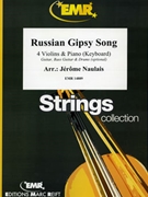 Russian Gipsy Song by Naulais Jerome for 4 Violins and Piano (4 Violins and Piano (Keyboard) (Guitar Bass Guitar and Drums optional))