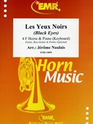 Les Yeux Noirs by Naulais Jerome for 4 Horns and Piano (4 Horns and Piano (Guitar Bass Guitar and Drums optional))