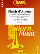 Plaisir d'Amour by Martini Jean Paul Egide - Naulais Jerome - for 4 Horns and Piano (4 Horns and Piano (Guitar Bass Guitar and Drums optional))