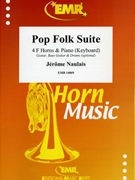 Pop Folk Suite by Naulais Jerome for 4 Horns and Piano (4 Horns and Piano (Guitar Bass Guitar and Drums optional))