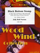 Black Bottom Stomp by Morton Jelly Roll - Naulais Jerome - for 4 Alto Saxophones and Piano (4 Alto Saxophones and Piano (Keyboard) (Guitar Bass Guitar and Drums optional))