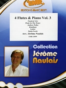 4 Flutes & Piano Volume 3 by Naulais Jerome for 4 Flutes and Piano (4 Flutes and Piano (Keyboard))