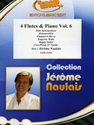 4 Flutes & Piano Volume 6 by Naulais Jerome for 4 Flutes and Piano (4 Flutes and Piano (Keyboard))