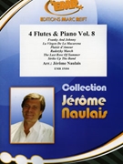 4 Flutes & Piano Volume 8 by Naulais Jerome for 4 Flutes and Piano (4 Flutes and Piano (Keyboard))