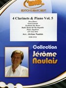 4 Clarinets & Piano Volume 5 by Naulais Jerome for 4 Clarinets and Piano (4 Clarinets and Piano)