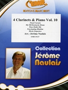 4 Clarinets & Piano Volume 10 by Naulais Jerome for 4 Clarinets and Piano (4 Clarinets and Piano)