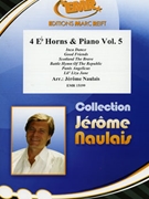 4 Eb Horns & Piano Vol. 5 by Naulais Jerome for 4 Eb Horns and Piano (4 Eb Horns and Piano)