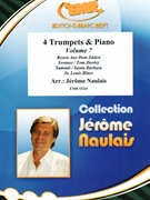 4 Trumpets & Piano Vol. 7 by Naulais Jerome for 4 Trumpets and Piano (4 Trumpets and Piano)