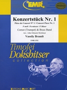 Konzertstuck Nr. 1 by Brandt Vassily - Mortimer John Glenesk - for Cornet and Brass Band (Cornet and Brass Band)