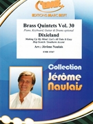 Brass Quintets Volume 30: Dixieland by Naulais Jerome for 2 Trumpets Horn Trombone Tuba Guitar Bass Drums (2 Trumpets Horn Trombone Tuba Guitar Bass Drums (Piano Keyboard Guitar and Drums optional))