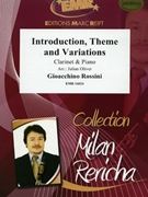 Introduction Theme and Variations by Rossini Gioachino - Julian Oliver - for Clarinet and Piano (Clarinet and Piano)