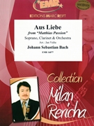 Aus Liebe by Bach Johann Sebastian - Valta Jan - for Orchestra (Orchestra (Soprano Clarinet Duet))