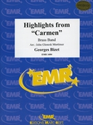 Highlights from Carmen by Bizet Georges - Mortimer John Glenesk - for Brass Band (Brass Band)