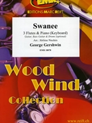 Swanee by Gershwin George - Naulais Jerome - for Flute Trio and Piano (3 Flutes and Piano (Guitar Bass Guitar and Drums optional))