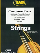 Camptown Races by Foster Stephen Collins - Naulais Jerome - for 3 Violins and Piano (3 Violins and Piano (Keyboard) (Guitar Bass Guitar and Drums optional))