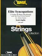 Elite Syncopations by Joplin Scott - Naulais Jerome - for 3 Violins and Piano (3 Violins and Piano (Keyboard) (Guitar Bass Guitar and Drums optional))