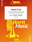 Aura Lee by Naulais Jerome for 4 Eb Horns and Piano (4 Eb Horns and Piano (Guitar Bass Guitar and Drums optional))
