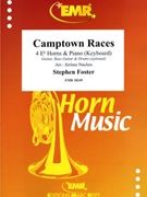 Camptown Races by Foster Stephen Collins - Naulais Jerome - for 4 Eb Horns and Piano (4 Eb Horns and Piano (Guitar Bass Guitar and Drums optional))