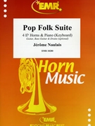 Pop Folk Suite by Naulais Jerome for 4 Eb Horns and Piano (4 Eb Horns and Piano (Guitar Bass Guitar and Drums optional))