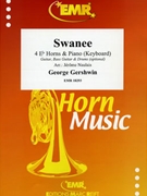 Swanee by Gershwin George - Naulais Jerome - for 4 Eb Horns and Piano (4 Eb Horns and Piano (Guitar Bass Guitar and Drums optional))