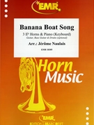 Banana Boat Song by Naulais Jerome for 3 Eb Horns and Piano (3 Eb Horns and Piano (Guitar Bass Guitar and Drums optional))