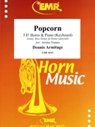 Popcorn by Armitage Dennis - Naulais Jerome - for 3 Eb Horns and Piano (3 Eb Horns and Piano (Guitar Bass Guitar and Drums optional))