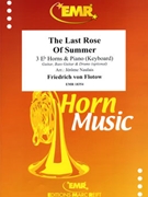 The Last Rose Of Summer by Flotow Friedrich Von - Naulais Jerome - for 3 Eb Horns and Piano (3 Eb Horns and Piano (Guitar Bass Guitar and Drums optional))