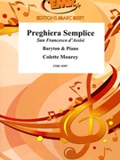 Preghiera Semplice by Mourey Colette for Voice and Piano (Voice and Piano (Baryton))