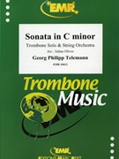Sonata in C minor by Telemann Georg Philipp - Julian Oliver - for Trombone and String Orchestra (Trombone and String Orchestra)