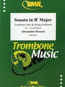 Sonata in Bb Major by Besozzi Alessandro - Scott Richards - for String Orchestra (String Orchestra (Trombone Solo))