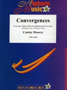 Convergences by Mourey Colette for Alphorn and Brass Quartet (Alphorn and Brass Quartet (Cor des Alpes (Fa) Trompette Cor Trombone et Tuba))