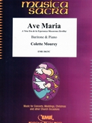 Ave Maria by Mourey Colette for Baritone (Baritone (Voice) and Piano)