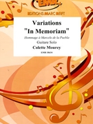Variations In Memoriam by Mourey Colette for Guitar (Guitar)